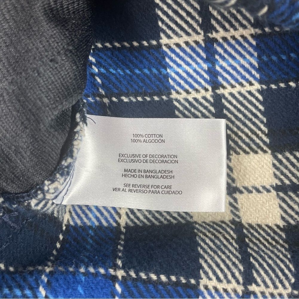 Men's Orvis 100% Cotton‎ Flannel Plaid Shirt Jacket Large - Picture 13 of 14